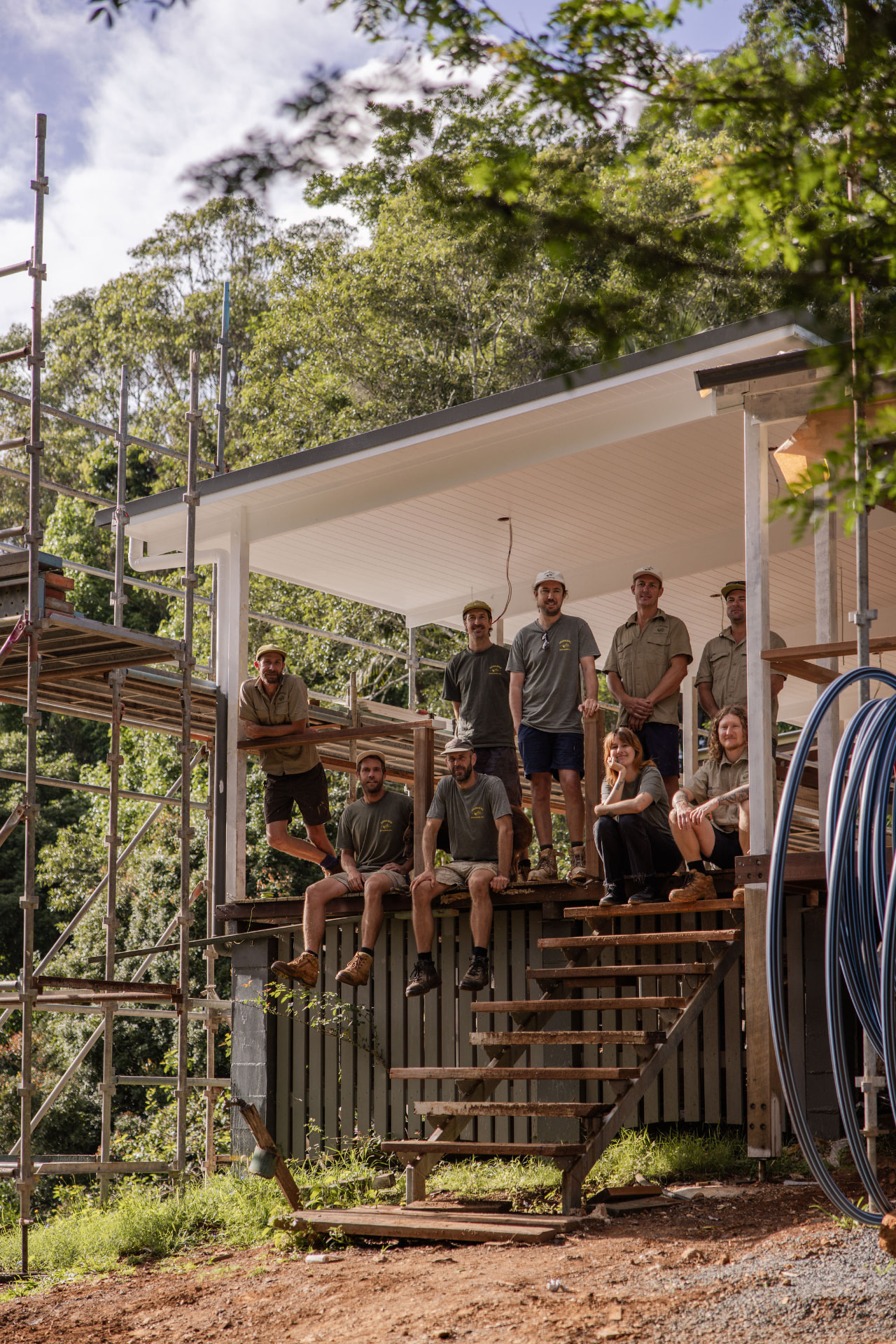 The Muskens Building Co. team on site